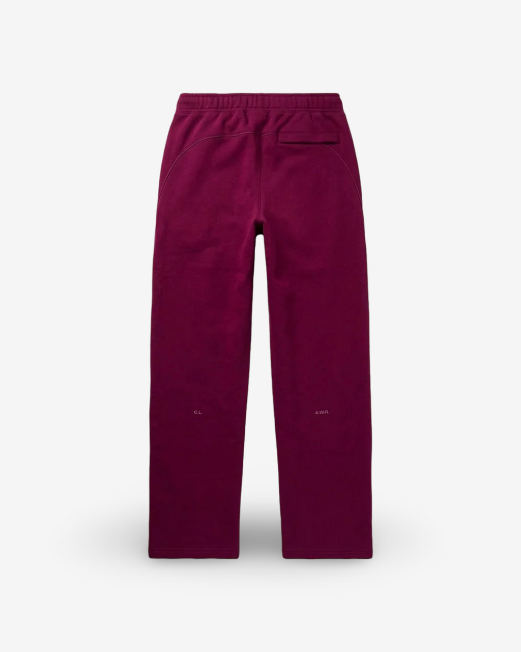 NOCTA x NIKE - PANTALONE TUTA ROSSO FONDO AMPIO