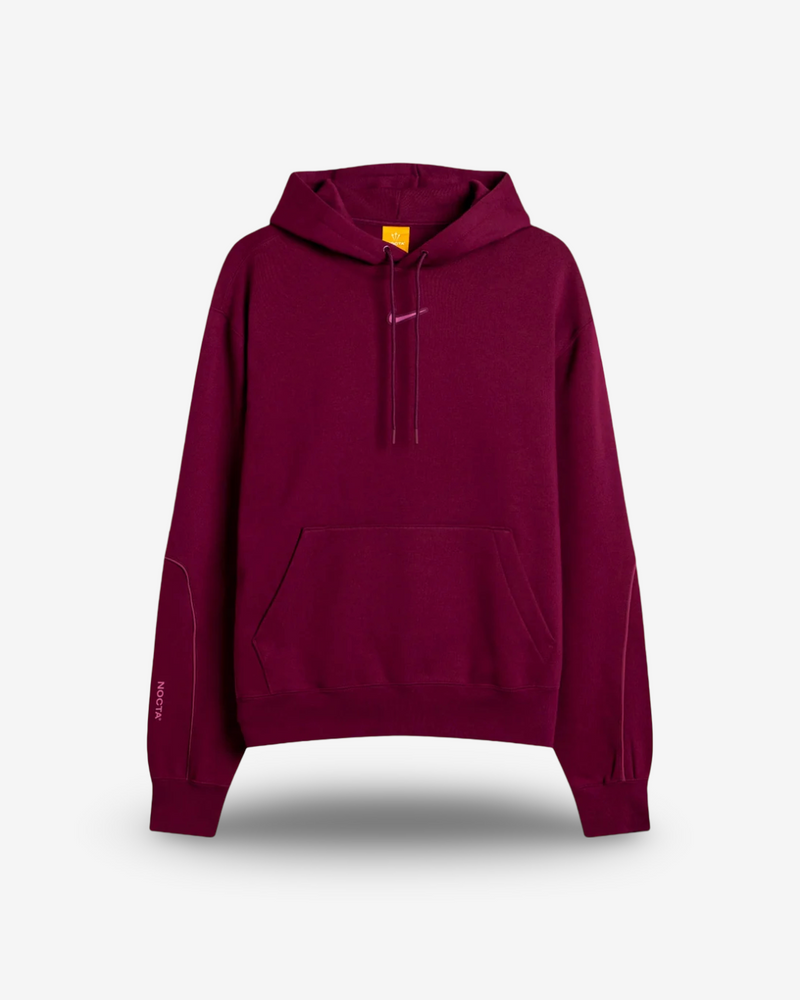 NOCTA x NIKE - FELPA CAPPUCCIO ROSSO