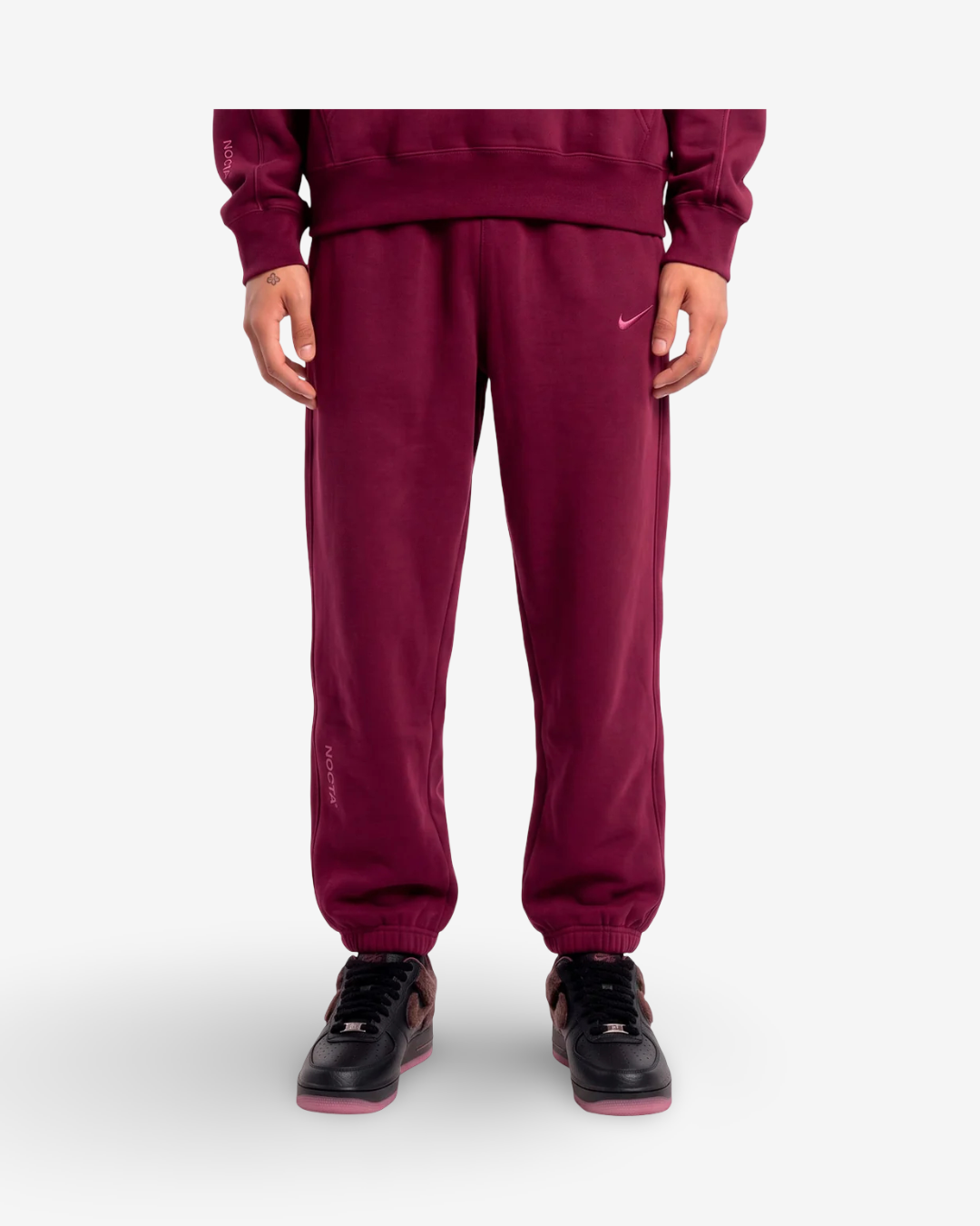 NOCTA x NIKE - PANTALONE TUTA ROSSO MOLLA