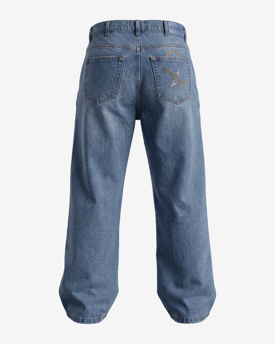 ART SUPERMONEY DENIM WIDE LEG