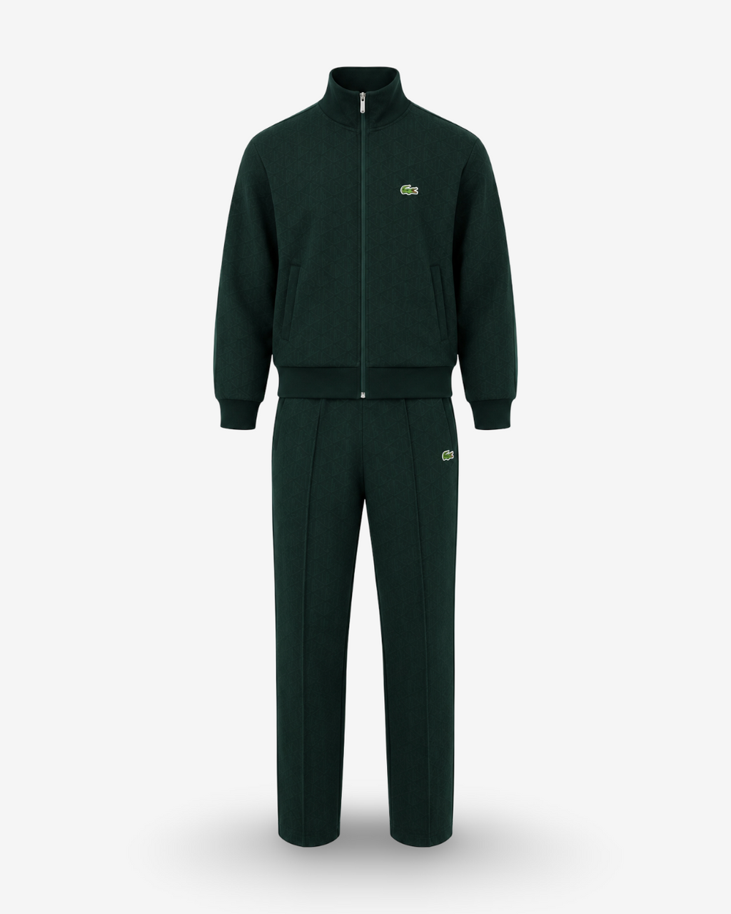LACOSTE - TRACKSUIT MONOGRAM GREEN