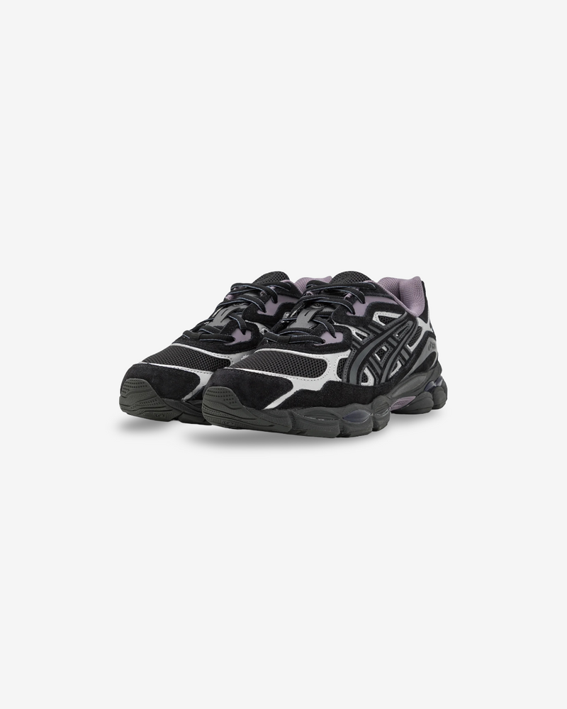 ASICS GEL-NYC BLACK PURPLE DOUBLE LACES