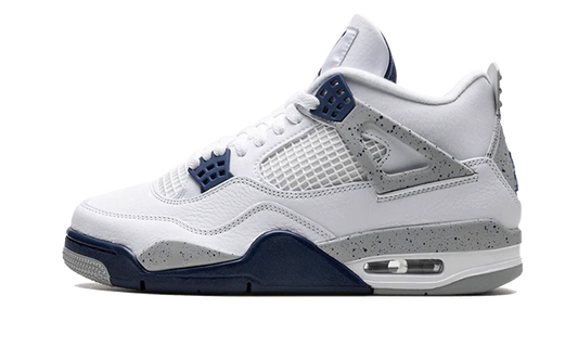 Nike Air Jordan 4 Retro White Midnight Navy