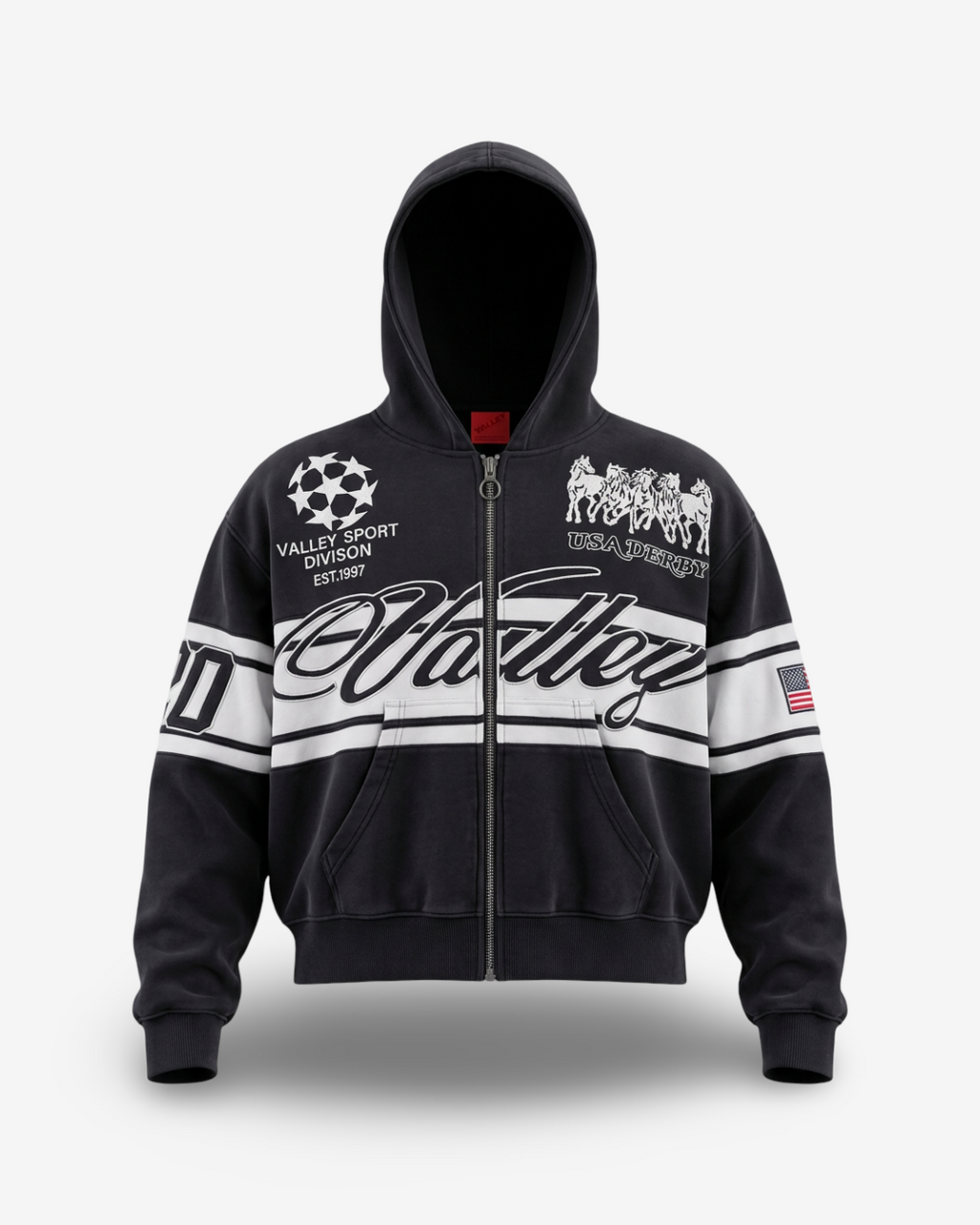 VALLEY - CURSIVE ZIP UP