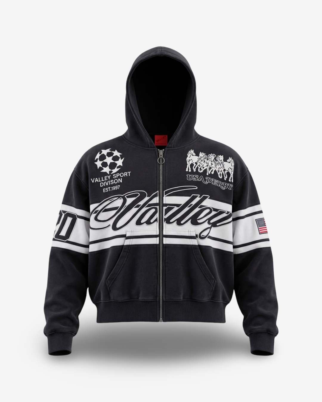 VALLEY - CURSIVE ZIP UP