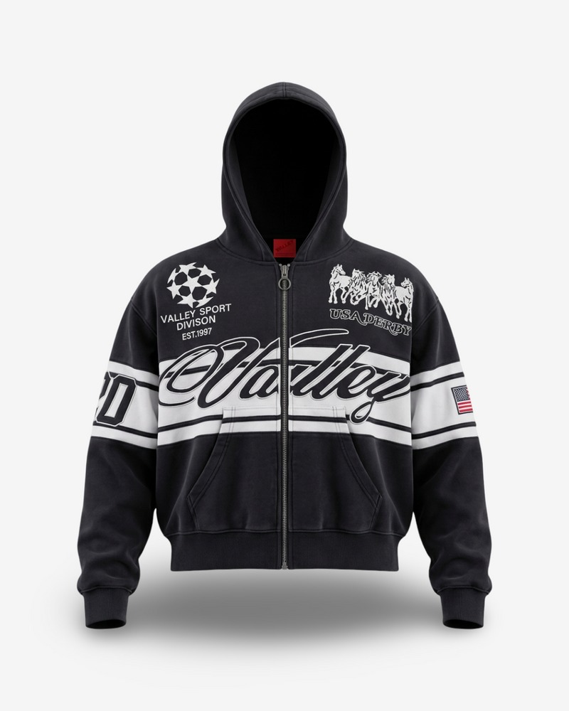 VALLEY - CURSIVE ZIP UP